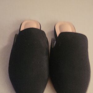 Black Slip-On Mules Brand New